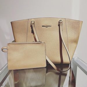 💛👜 KARL LAGERFELD 👜💛 
tote bag, mini pochette